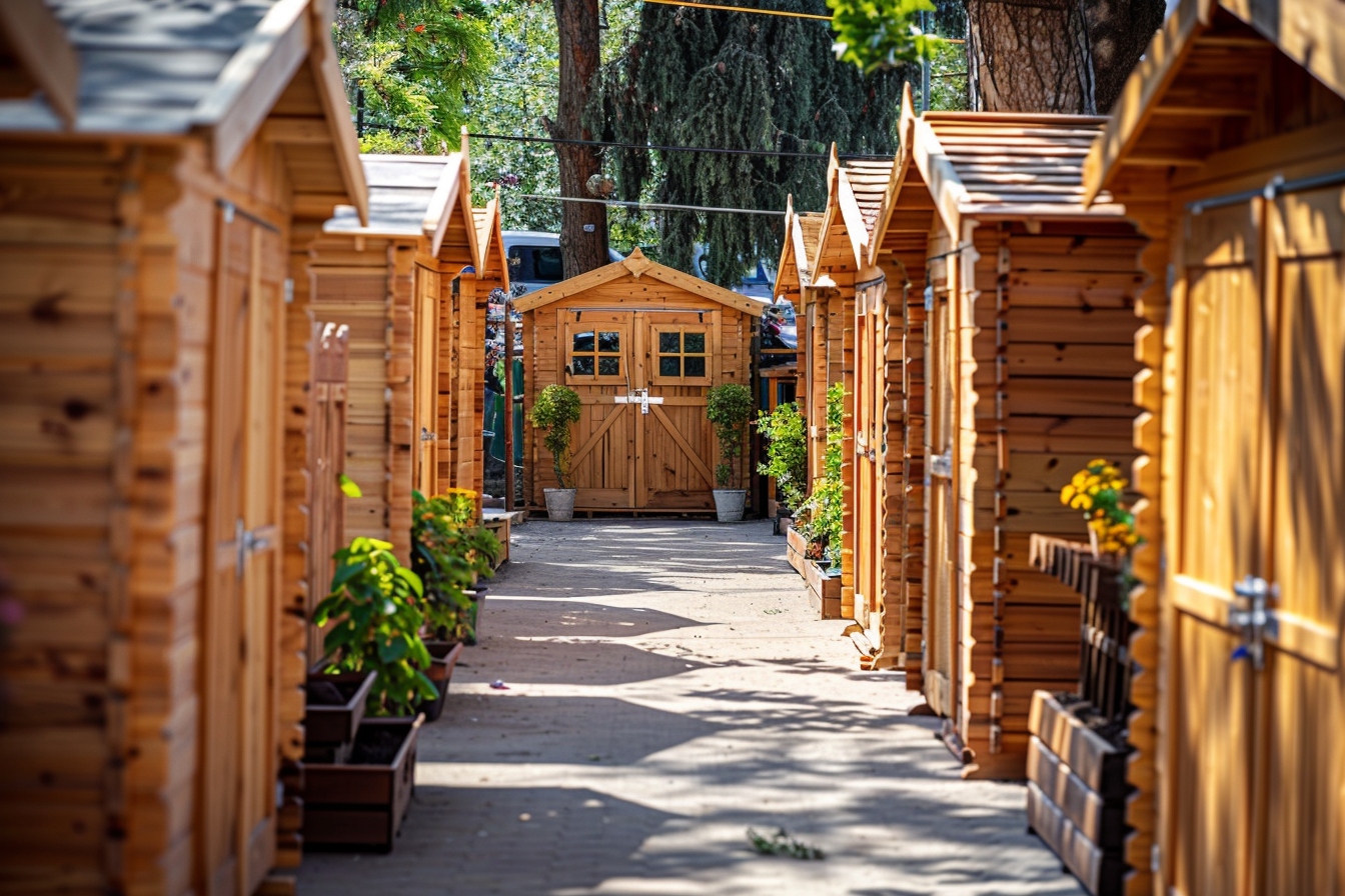 Options abordables d’abris en bois chez Castorama